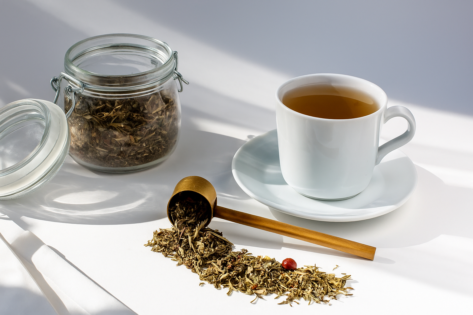 Flavored Tea (Jasmine, Lemon, Mint from Indian sources)